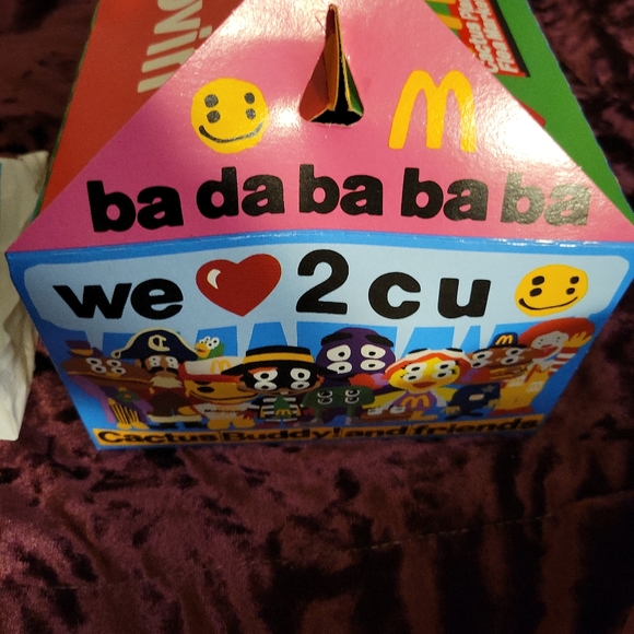 Rare Limited Edition McDonald's Cactus Plant Flea Market Toy and Box - Picture 5 of 6